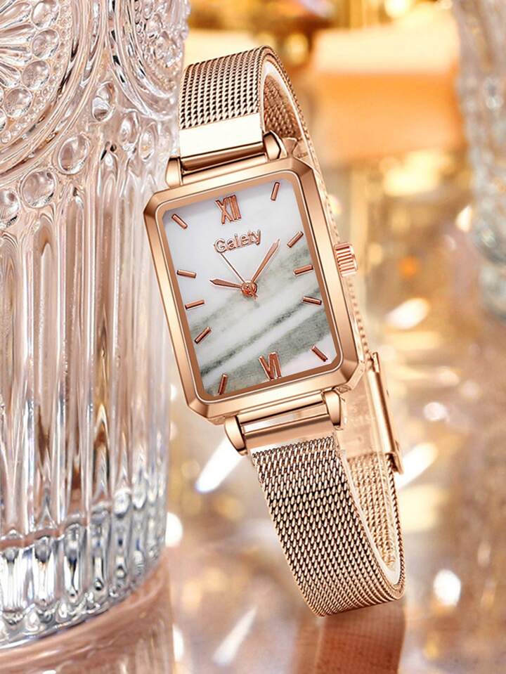 Reloj suizo de lujo Gaiety™ + Brazalete de esmeraldas