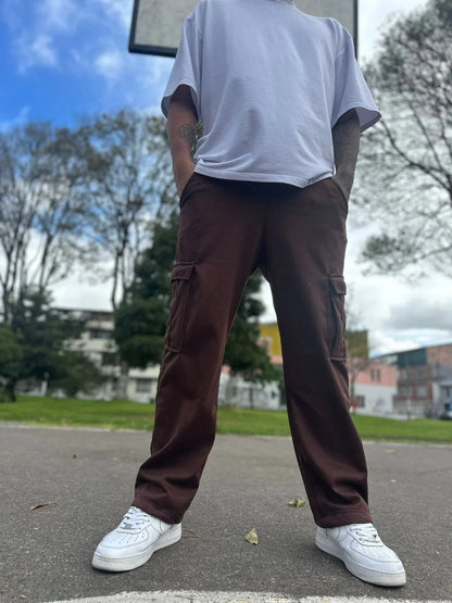 Pantalón Sudadera Cargo para Hombre