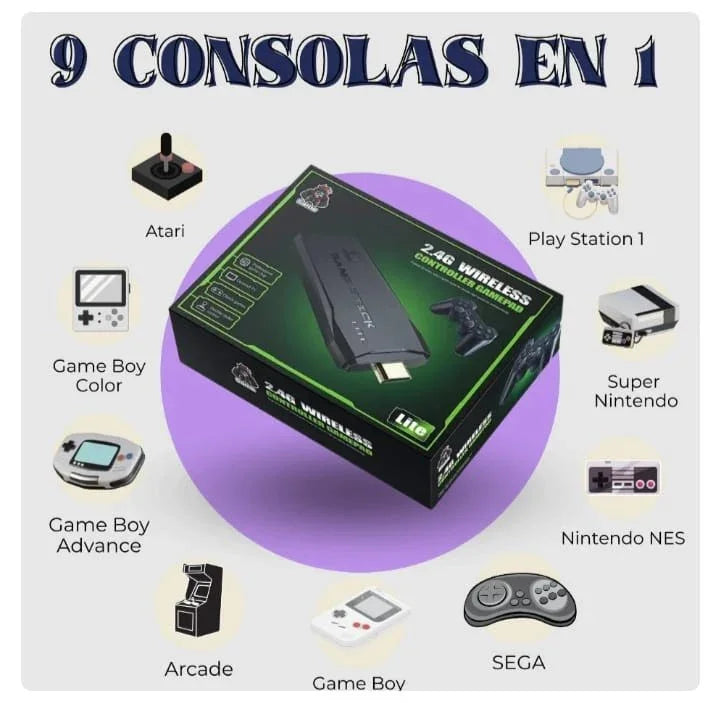 CONSOLA RETRO DE LOS 90