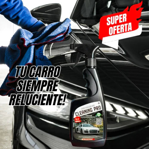 Porcelanizador Para Autos Cleaning Pro™ (3 en 1) + Paño de Microfibra Gratis